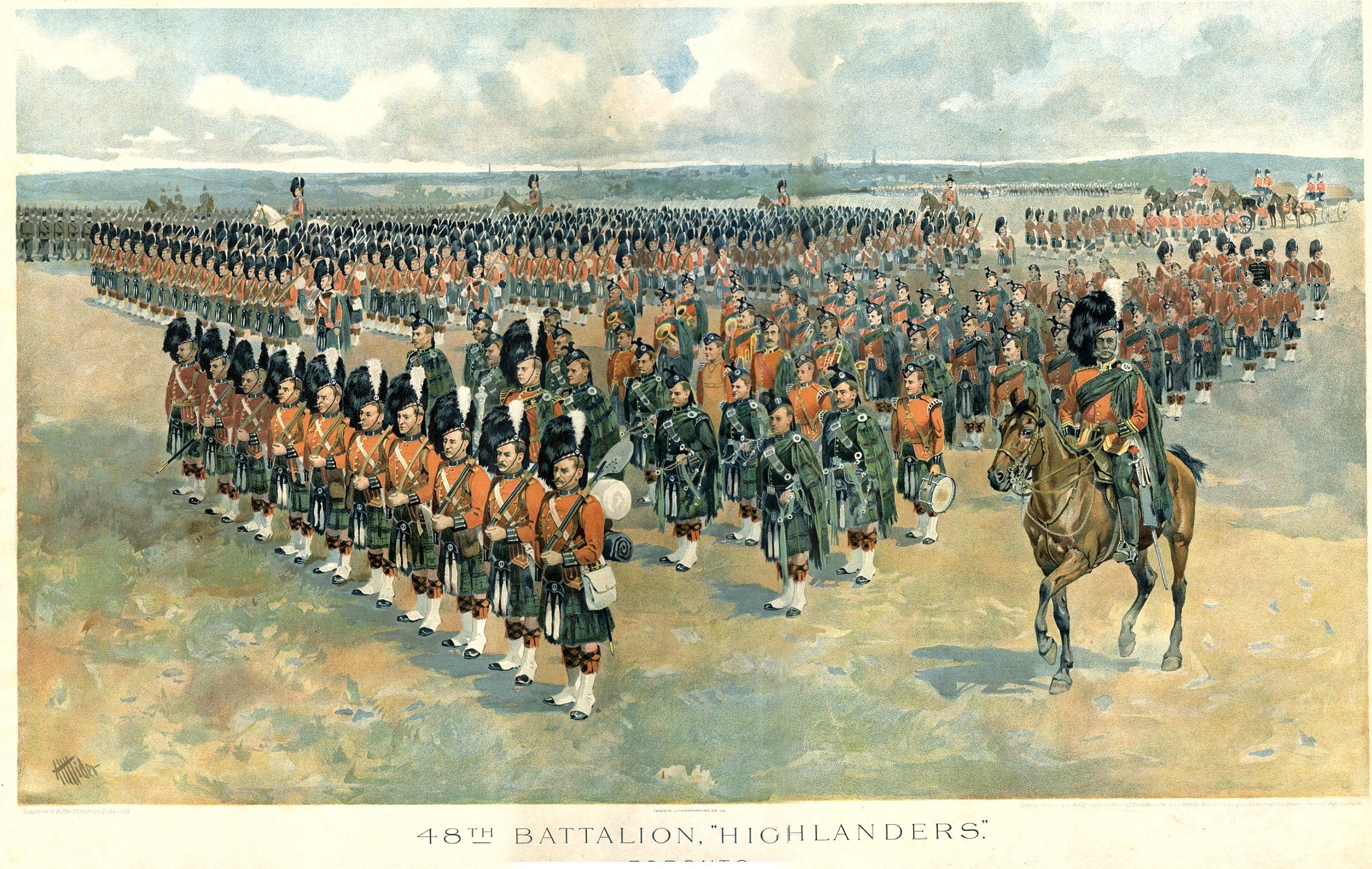 48th Battalion on Parade 1899