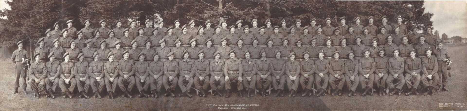 C Company in England - October 1941