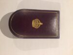 Leather case containing Military Cross of Capt. A C. H. Andrews