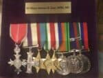 Hon/Maj. Stewart Bland East, MBE, MC - Medals
