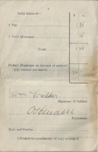 Page 3, Pay rates Sgt. William Walker