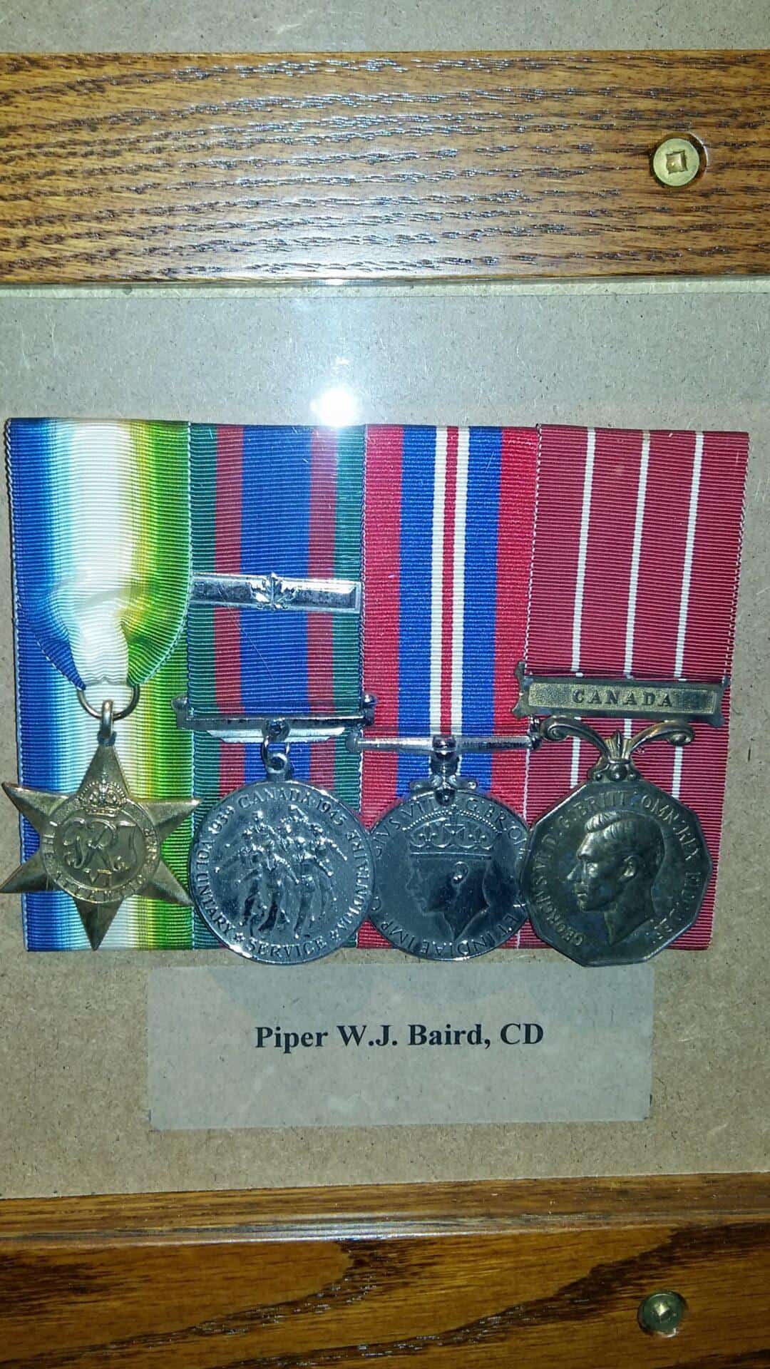 W.J. Baird medals