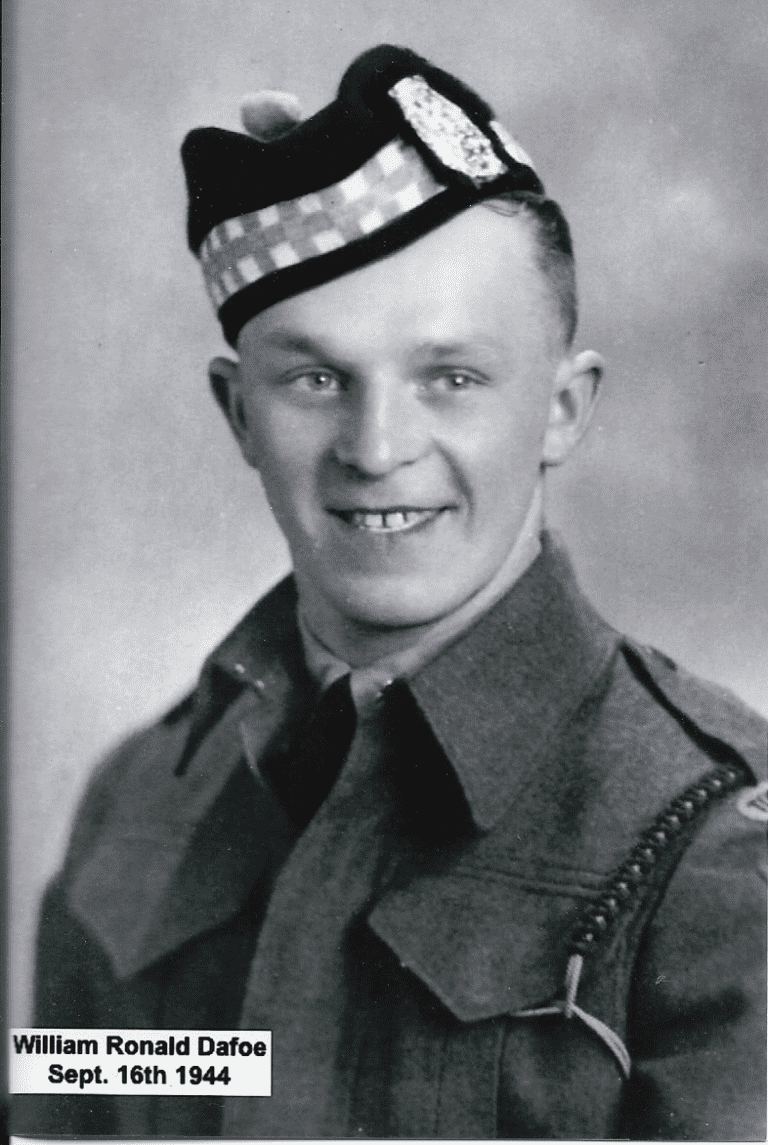 Private DAFOE, WILLIAM RONALD