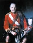 This oil painting done by E Wyly Grier in 1910 of Lt. Col. Davidson hangs in the Officers’ Mess in Moss Park Armoury.