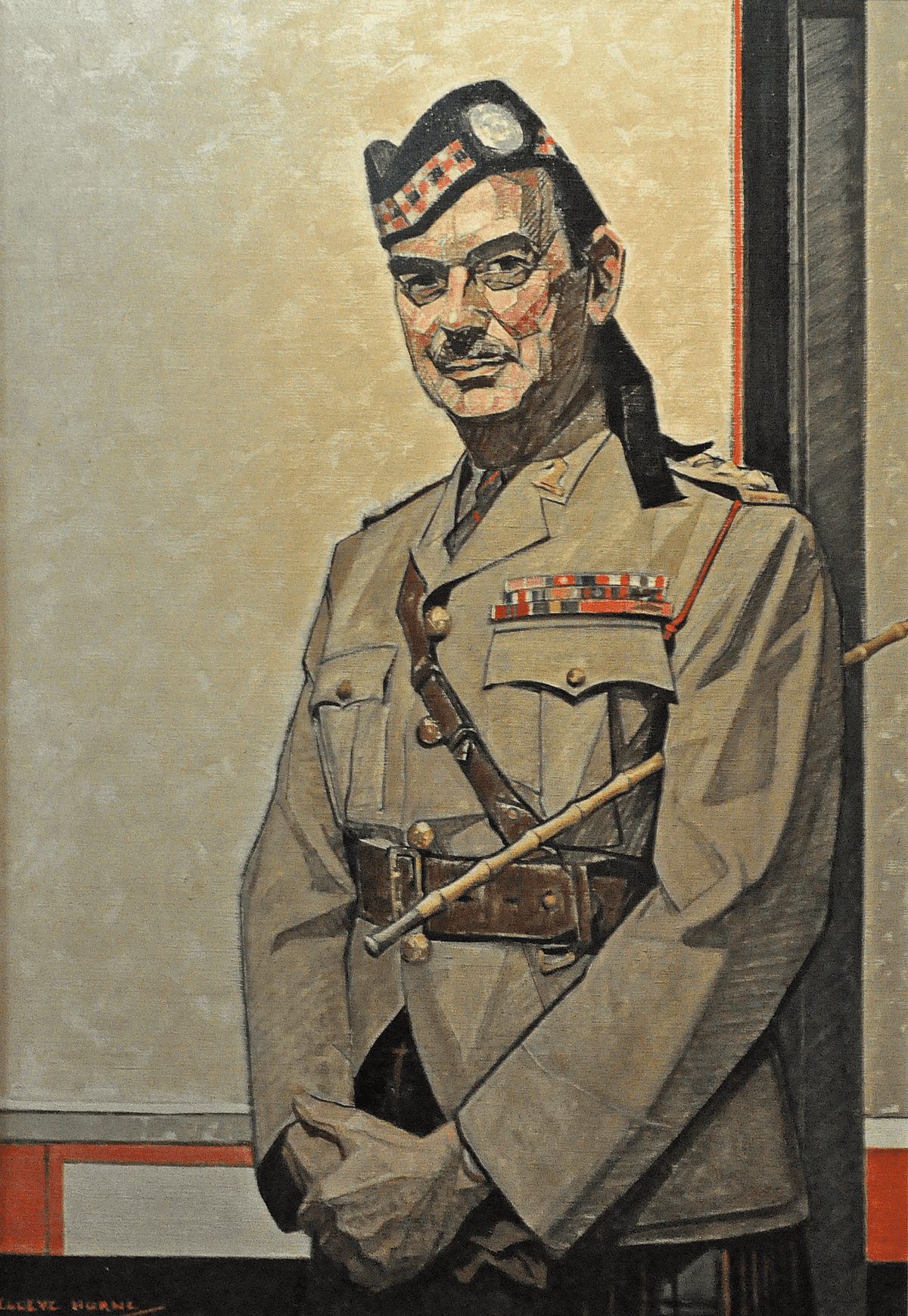 Oil Portrait of LCol Ian S Johnston, CBE,DSO, ED