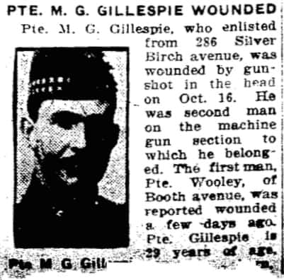 Cpl GILLESPIE, Major Gordon