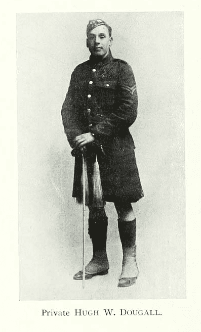 Pte DOUGALL, Hugh Wright