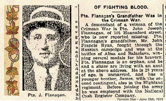 Private FLANAGAN, JOHN JOSEPH
