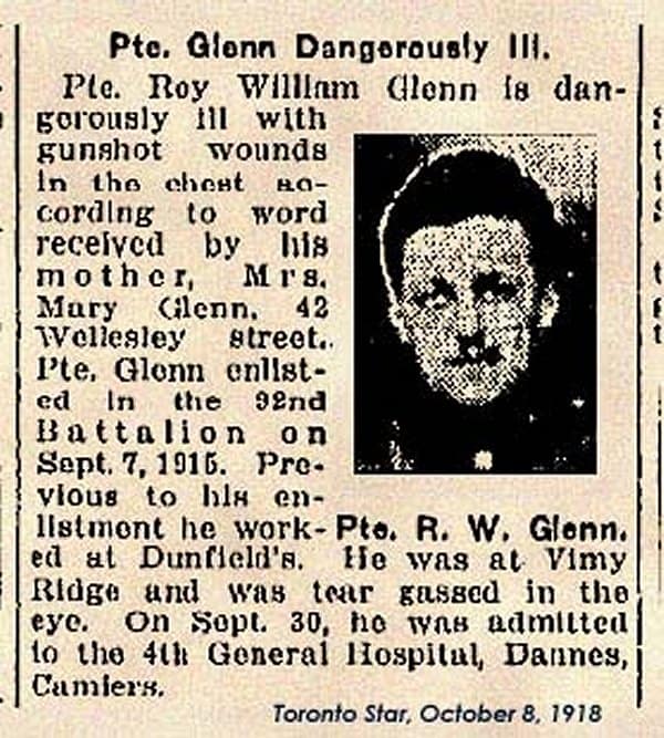 Pte GLENN, Roy William