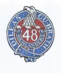 48th Highlanders of Canada, buckle badge, Approved colours