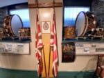 West window wall – Pipes and Drums and Military Band